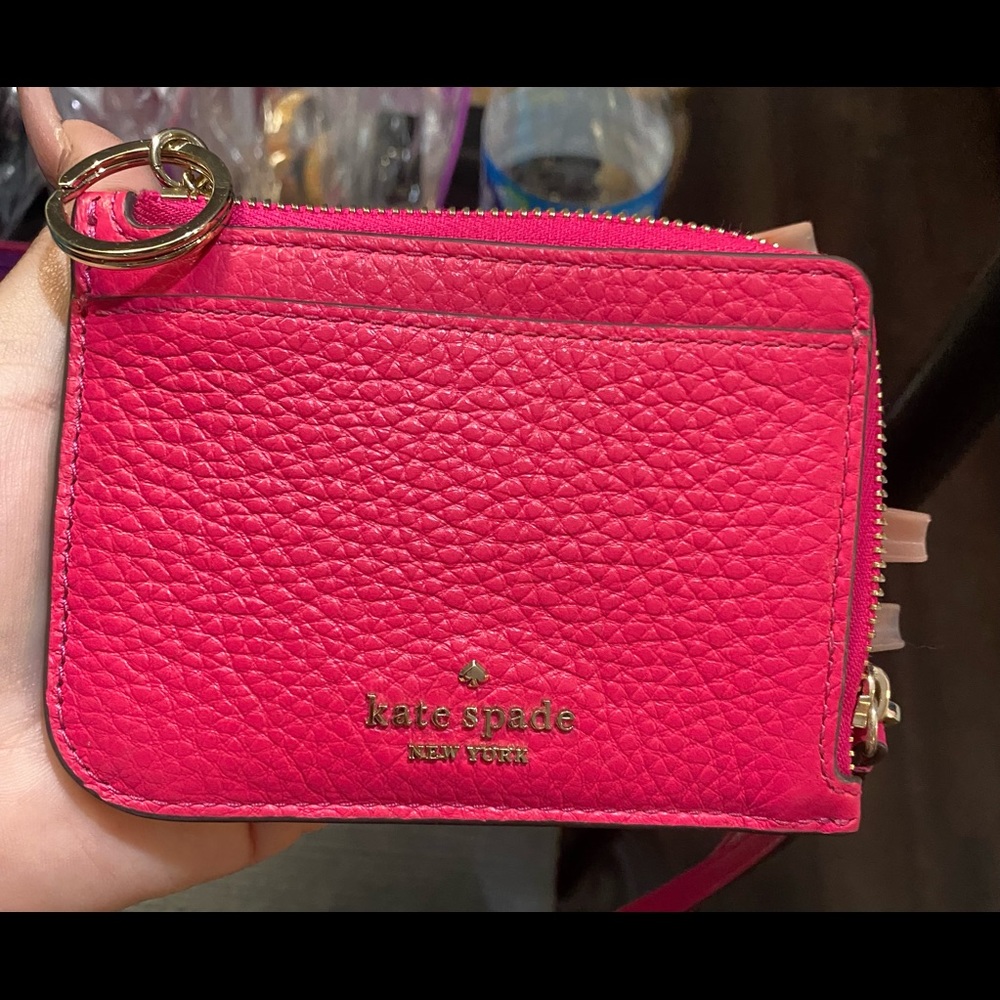 Kate Spade Hot Pink/Magenta Card and Key Holder
